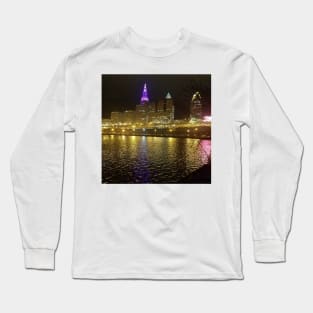 Tower City Purple Long Sleeve T-Shirt